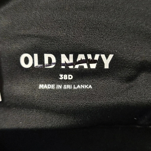 Old Navy Smoothing Full-Coverage Underwire Bra 38D Black Jack NWOT - Picture 5 of 6